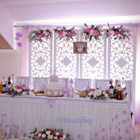 Magenta flowers & decor