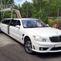 029 Лімузин Mercedes W221 S63 білий орен