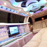 029 Лімузин Mercedes W221 S63 білий орен