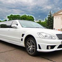 030 Лимузин Mercedes W221 S600 белый