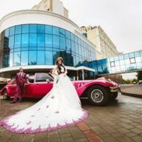 035 Лимузин ретро Excalibur розовый