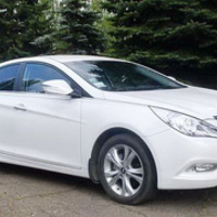 166 Hyundai Sonata біла NEW оренда авто