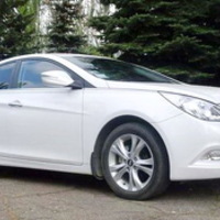 166 Hyundai Sonata біла NEW оренда авто