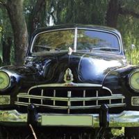209 Ретро автомобіль ZIM GAZ-12 чорний о