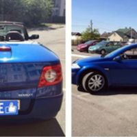 227 Кабриолет Renault Megane синий