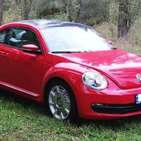 234 Volkswagen New Beetle красный