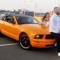 159 Кабриолет Ford Mustang GT оранжевый