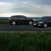 Кортеж-Захід. Mazda, Mitsubishi