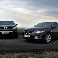 Кортеж-Захід. Mazda, Mitsubishi