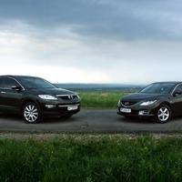 Кортеж-Захід. Mazda, Mitsubishi