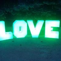 Фуршетний Світловий Стіл - LOVE (ViP disco)