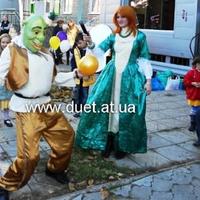 Клоуни та казкові персонажі на дитяче свято.Дуэт "