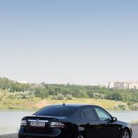 Saab - wedding auto