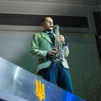 Саксофоніст Андрiй Гудзик