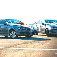 Весільний кортеж Mitsubishi Lancer X